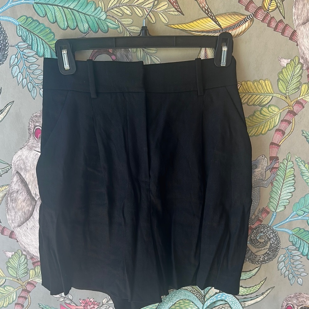 Veronica Beard Elegant Black Mini Shorts